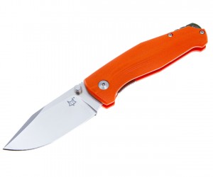 Нож складной Fox Knives TUR 7,5 см, сталь Bohler N690, рукоять G10, Orange