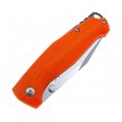 Нож складной Fox Knives TUR 7,5 см, сталь Bohler N690, рукоять G10, Orange - фото № 3