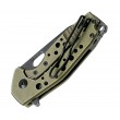 Нож складной Fox Knives Suru 6 см, сталь Bohler N690, рукоять Aluminium, Green - фото № 3