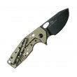 Нож складной Fox Knives Suru 6 см, сталь Bohler N690, рукоять Aluminium, Green - фото № 4