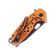 Нож складной Fox Knives Suru 6 см, сталь Bohler N690, рукоять Aluminium, Orange - фото № 4