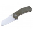Нож складной Fox Knives Italicus 6 см, сталь Bohler M390, рукоять G10, Green - фото № 1
