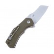 Нож складной Fox Knives Italicus 6 см, сталь Bohler M390, рукоять G10, Green - фото № 2