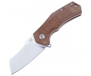 Нож складной Fox Knives Italicus 6 см, сталь Bohler M390, рукоять Micarta, Brown