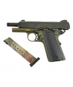 Сигнальный пистолет K1911 KURS Compact (Colt) кал. 5,5 мм под 10ТК, хаки