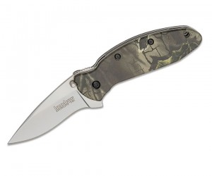 Нож складной Kershaw Scallion 6,1 см, сталь 420НС, рукоять Алюминий Camouflage
