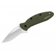 Нож складной Kershaw Scallion 6,1 см, сталь 420НС, Алюминий Olive - фото № 1