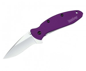 Нож складной Kershaw Scallion 6,1 см, сталь 420НС, Алюминий Purple