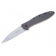 Нож складной Kershaw Leek 7,5 см, сталь CPM 154, Carbon Black - фото № 1