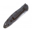 Нож складной Kershaw Leek 7,5 см, сталь CPM 154, Carbon Black - фото № 4