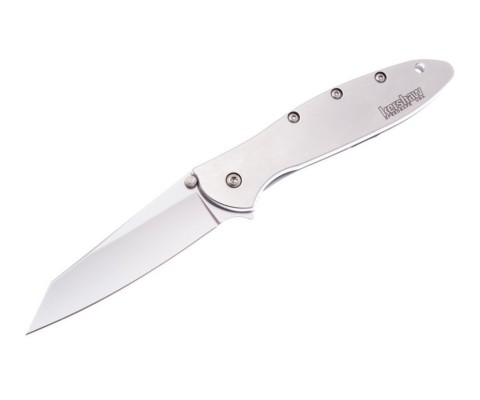 Нож складной Kershaw Random Leek 7,5 см, сталь 14C28N, Stainless Steel Gray