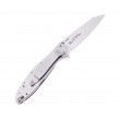 Нож складной Kershaw Random Leek 7,5 см, сталь 14C28N, Stainless Steel Gray - фото № 2
