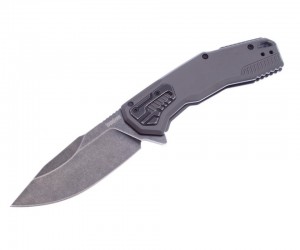 Нож складной Kershaw Cannonball 8,9 см, сталь D2, рукоять Steel Dark Gray