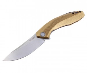 Нож складной Kershaw Tumbler Sprint Run 8,3 см, сталь D2, рукоять Латунь Bronze