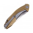 Нож складной Kershaw Tumbler Sprint Run 8,3 см, сталь D2, рукоять Латунь Bronze - фото № 4
