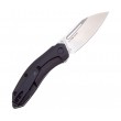 Нож складной Kershaw Turismo 7,3 см, сталь D2, рукоять Steel Black - фото № 2