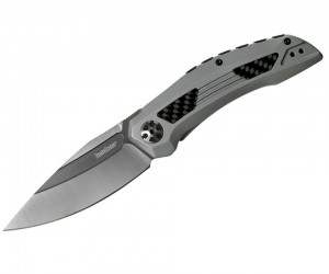 Нож складной Kershaw Norad 8,7 см, сталь D2, рукоять Steel Grey