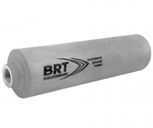 ДТК BRT Барс для АКМ, кал. 7,62x39 мм (170х45 мм, 6 камер, M14x1L бурт, газоразгруженный, сталь)