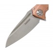 Нож складной Kershaw Natrix Mini 7 см, сталь D2, рукоять Медь Copper - фото № 3