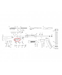 Переводчик огня АК, РПК, Сайга (штатный, для ружей с фиксир. прикладом)