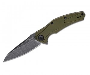 Нож складной Kershaw Bareknuckle 8,9 см, сталь 14C28N, рукоять Aluminium Olive