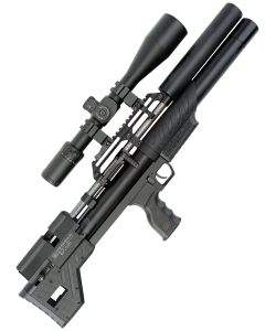 Пневматическая винтовка «Снайпер Буллпап», L=420 мм, пер/взвод (пластик, PCP, редуктор) 6,35 мм