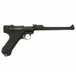 |Уценка| Страйкбольный пистолет WE Luger P08 8” Black (WE-P003) (№ 482-УЦ) - фото № 2