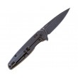 Нож складной Ontario Shikra 8,1 см, сталь Aus 8, рукоять Micarta Brown - фото № 2