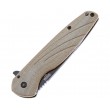 Нож складной Ontario Shikra 8,1 см, сталь Aus 8, рукоять Micarta Brown - фото № 4