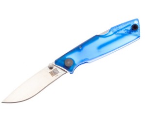 Нож складной Ontario Wraith 6,7 см, сталь 1.4116, рукоять Пластик Blue