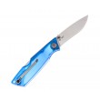 Нож складной Ontario Wraith 6,7 см, сталь 1.4116, рукоять Пластик Blue - фото № 2