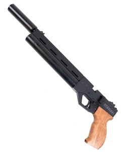 Пневматический пистолет «Корсар» D32 дерев. рукоять, ствол 240 мм (PCP, редуктор) 5,5 мм 