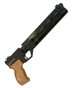 Пневматический пистолет «Корсар» D32 дерев. рукоять, ствол 240 мм (PCP, редуктор) 5,5 мм 