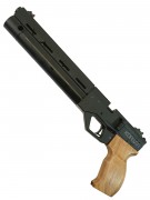 Пневматический пистолет «Корсар» D32 дерев. рукоять, ствол 240 мм (с прикладом, PCP, редуктор) 6,35 мм