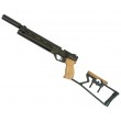 Пневматический пистолет «Корсар» D32 деревянная рукоять, ствол 240 мм (с прикладом, PCP) 6,35 мм - фото № 1