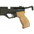 Пневматический пистолет «Корсар» D32 деревянная рукоять, ствол 240 мм (с прикладом, PCP) 6,35 мм - фото № 10