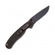 Нож складной Ontario RAT-2 7,6 см, сталь AUS-8 Black, рукоять GRN Black - фото № 2