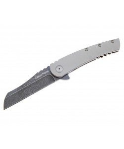 Нож складной Ontario Carter Prime 8,6 см, сталь D2, рукоять 6Al4V Titanium Grey