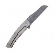Нож складной Ontario Carter Prime 8,6 см, сталь D2, рукоять 6Al4V Titanium Grey - фото № 2