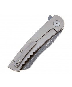 Нож складной Ontario Carter Prime 8,6 см, сталь D2, рукоять 6Al4V Titanium Grey