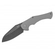 Нож складной Ontario Carter 2quared 9,2 см, сталь D2, рукоять Titanium Grey - фото № 1