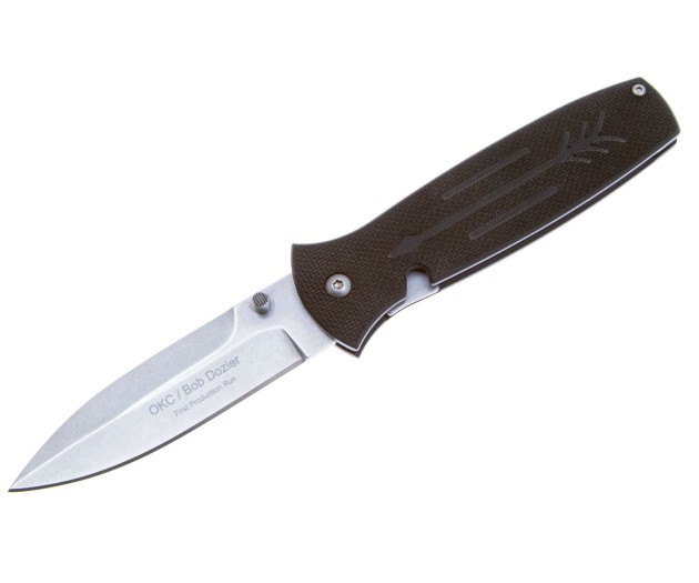 Нож складной Ontario Arrow 9,2 см, сталь D2, рукоять G10 Black