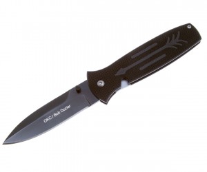 Нож складной Ontario Arrow 9,2 см, сталь D2 Black, рукоять G10 Black