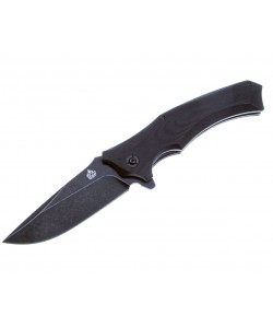 Нож складной QSP Knife Sthenia 8,9 см, сталь 440C, рукоять G10 Black
