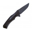 Нож складной QSP Knife Sthenia 8,9 см, сталь 440C, рукоять G10 Black - фото № 2
