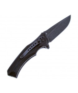Нож складной QSP Knife Sthenia 8,9 см, сталь 440C, рукоять G10 Black