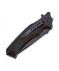 Нож складной QSP Knife Sthenia 8,9 см, сталь 440C, рукоять G10 Black
