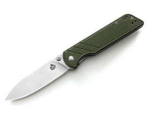 Нож складной QSP Knife Parrot 8,2 см, сталь D2, рукоять G10 Green