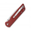 Нож складной QSP Knife Parrot 8,2 см, сталь D2, рукоять Micarta Red - фото № 3