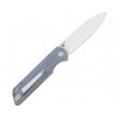 Нож складной QSP Knife Parrot 8,2 см, сталь D2, рукоять Micarta Grey - фото № 2